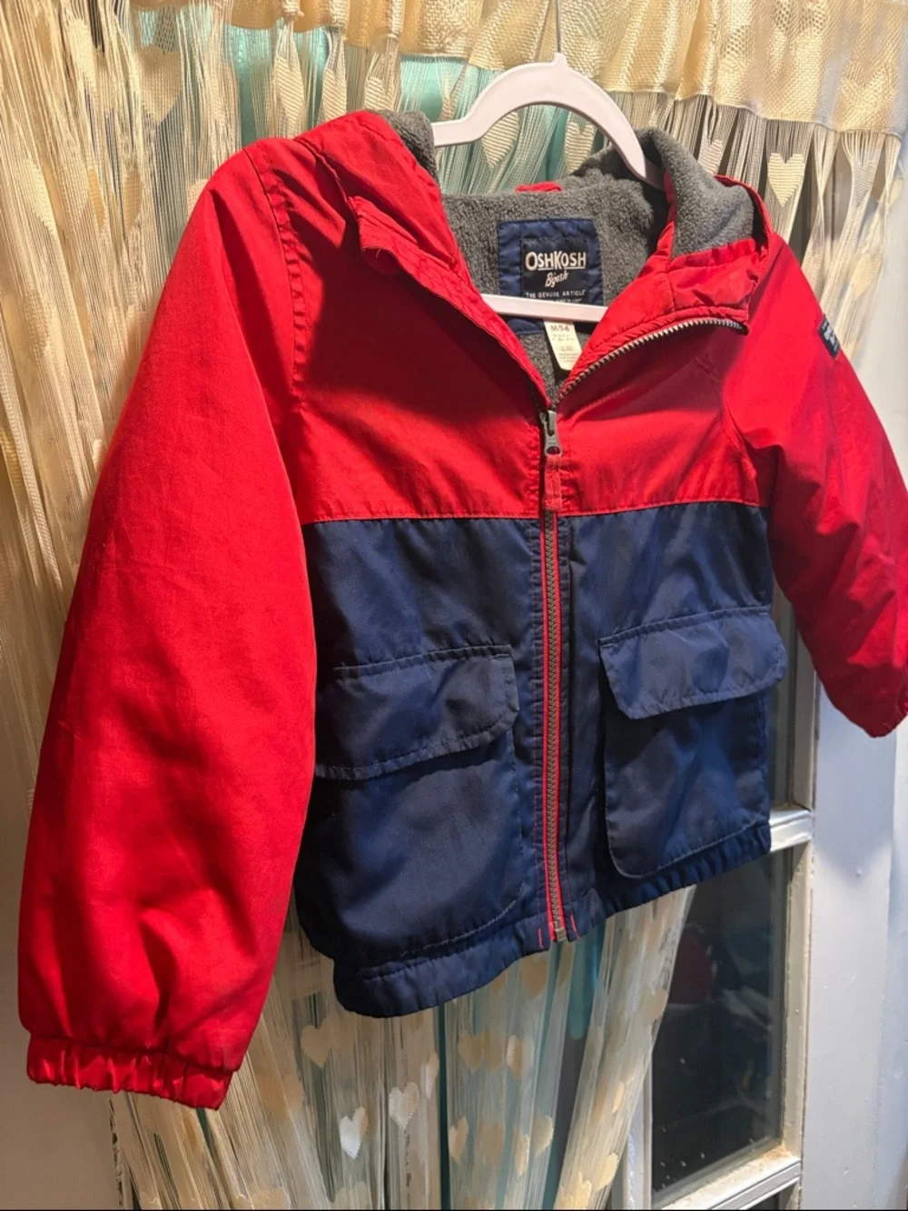 OshKosh B'Gosh Baby Boys' Midweight Fleece Lined Windbreaker Jacket